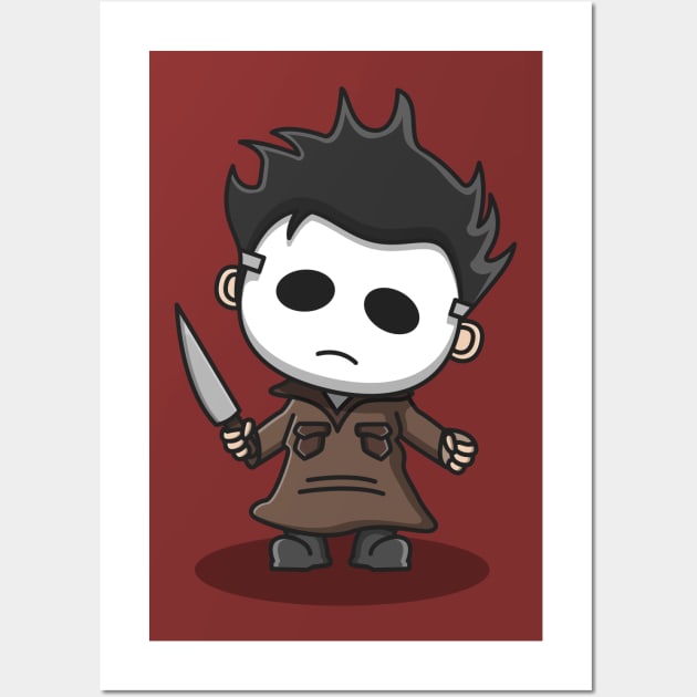 cute Michael Myers Wall Art by fflat hds